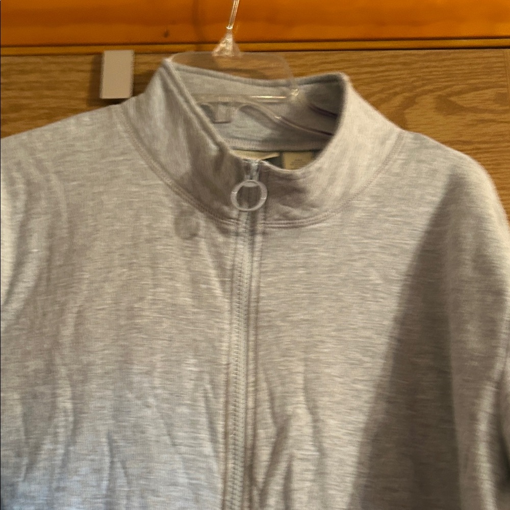 Cherokee Light Gray Full-Length Robe - Picture 6 of 9